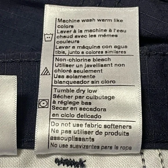 CARHARTT NWOT Loose Fit Force Broxton Cargo Pant in Navy - Picture 7 of 7